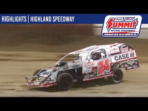 DIRTcar Summit Modifieds at Highland Speedway July 9, 2022 | HIGHLIGHTS - dirt track racing video image