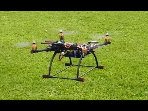 Alien 560 Quadcopter First Flight. 3536 910kV Motors AFRO 30A ESCs KK2.1HC Controller - UCIJy-7eGNUaUZkByZF9w0ww