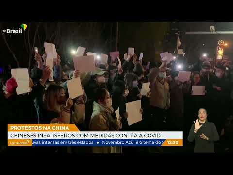 Protestos: chineses estão insatisfeitos com medidas contra covid-19