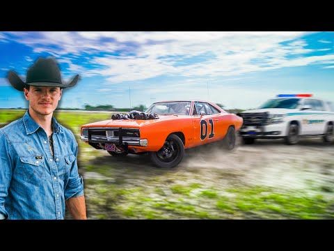 WhistlinDiesel Drives World's Fastest General Lee: Epic Police Encounter!