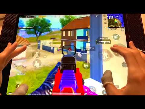 لأول مرة اللعب هاند كام 6أصابع ايباد 12برو🔥 PUBG MOBILE
