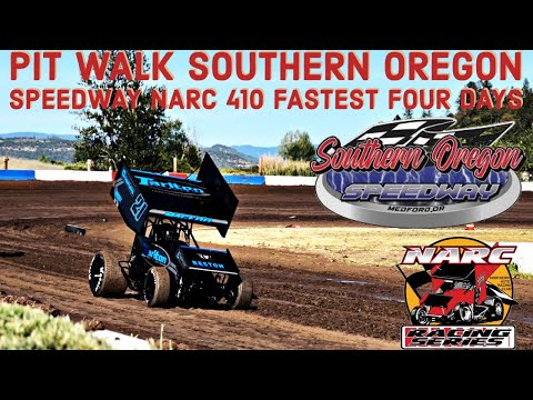 NARC Southern Oregon Speedway Pit Walk June 15, 2023 - dirt track racing video image