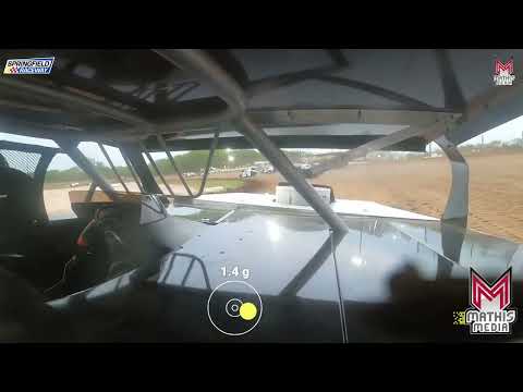 #32 Lane New - B-Mod - 4-27-2024 Springfield Raceway - In Car Camera - dirt track racing video image