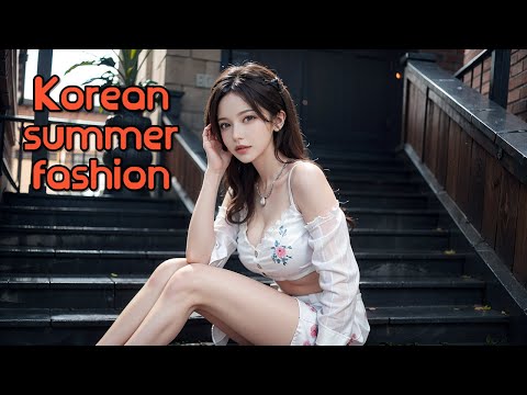 [AI Journey] Korean summer fashion / 韓国の夏ファッション   #AIJourney #Korean #Summer #Fashion