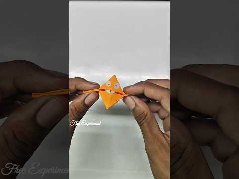 Ye To Bol Raha Hai 😂 paper toy and paper tricks #shorts #craft #shortsfeed #trending