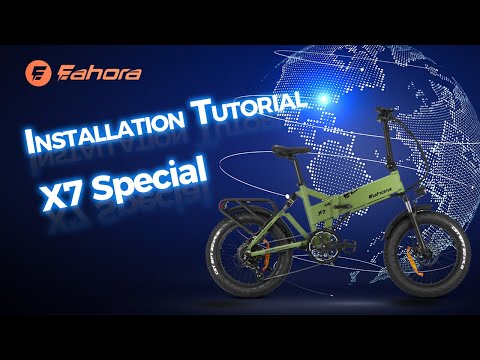 Eahora X7 Special Folding Electric Bike Assembly Tutorial