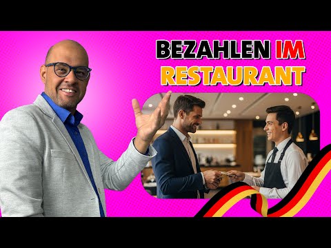50. Bezahlen im Restaurant محادثات الحساب على الأكل في المطعم باللغة الألمانية