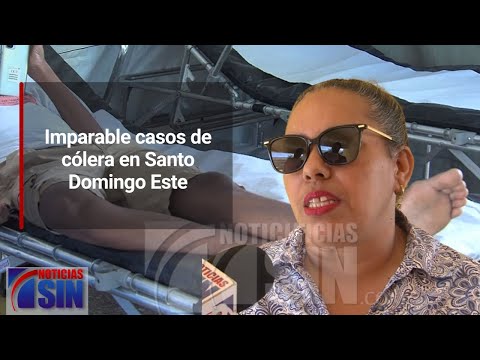 Imparable casos de cólera en Santo Domingo Este