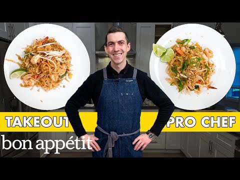 Pro Chef Tries to Make Pad Thai Faster Than Delivery | Taking on Takeout | Bon Appétit