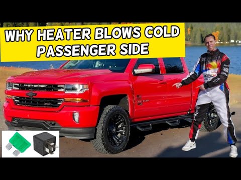 WHY HEATER BLOWS COLD PASSENGER SIDE DASH AIR VENT, HEATER HOT ON DRIVER SIDE CHEVROLET SILVERADO 20