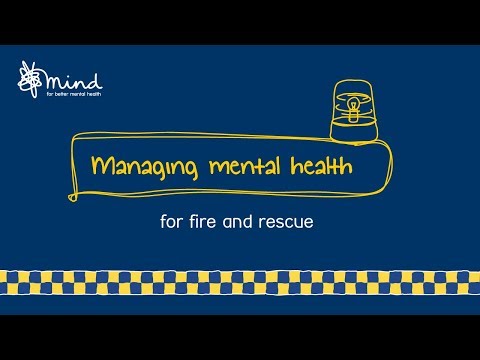 Managing mental health at work | fire and rescue