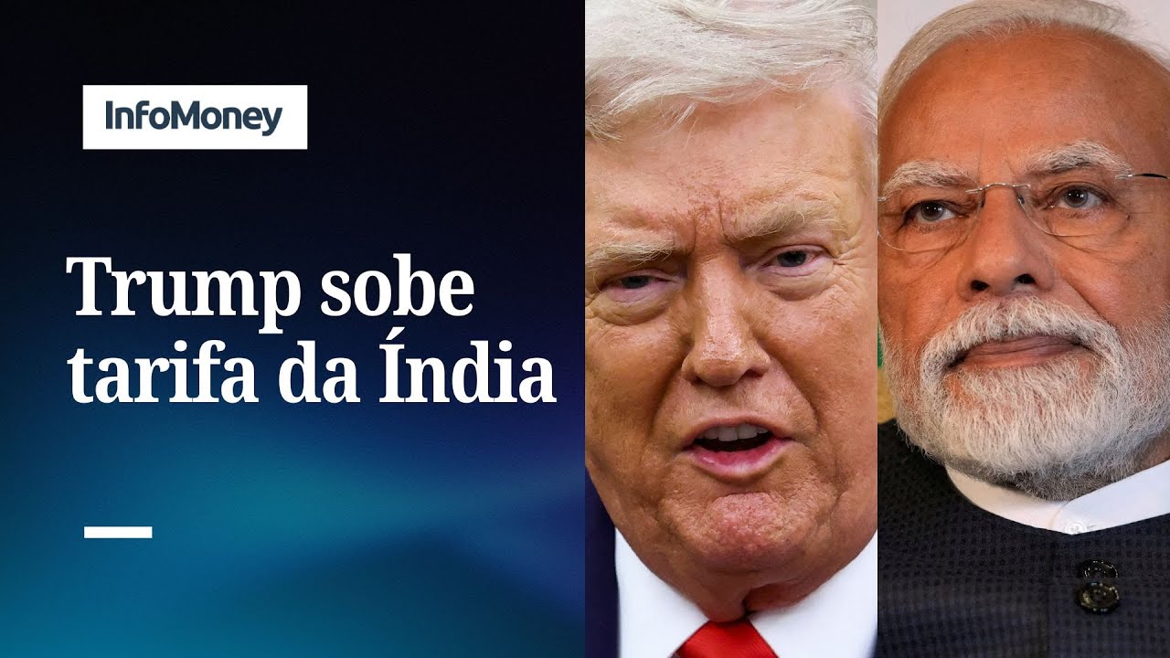 Trump eleva tarifas da Índia para 50 e causa tensão na relação com com Modi | InfoMoney News