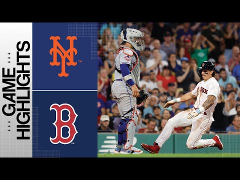 Mets vs. Red Sox Game 2 Highlights (7/22/23) | MLB Highlights video clip