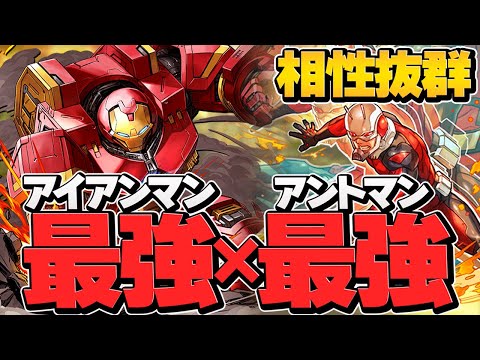 実質HP300万で絶対負けない！アントマン×アイアンマンループが最強タンクすぎるｗｗ 未知の新星【パズドラ】