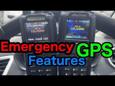 Emergency Anytone gps features (see description)