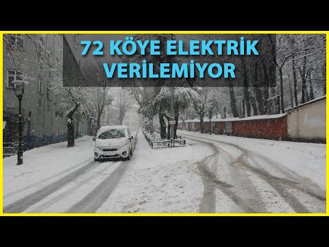 Bartın'da 113 Köy Yolu Kardan Kapandı