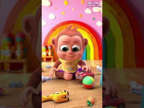 Messy Monkey Cleans Up 🐒🧹 #KidsStory #CleanUpTime #Shorts