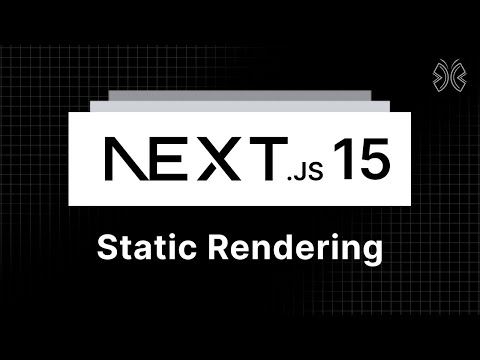 Next.js 15 Tutorial - 54 - Static Rendering