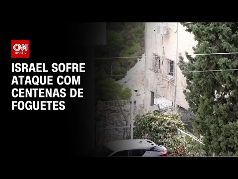 Israel sobre ataque com centenas de foguetes | AGORA CNN