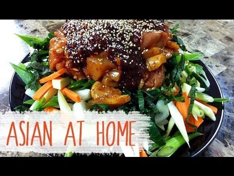 Chicken Recipe : Korean Spicy BBQ Chicken Recipe (Dak Galbi Recipe) : Korean Food : Asian at Home - UCIvA9ZGeoR6CH2e0DZtvxzw