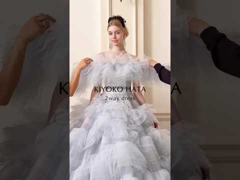 大人気ブランド KIYOKO HATAの2way dressまとめてみた👗video by...@kiyoko_hata さま#プラコレ #dressy花嫁 #ウェディングドレス
