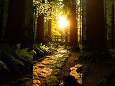 夏風と竹林がつくる涼しい音🎐心が軽くなるひととき🍃 #shorts #風景 #癒し #自然 #日本