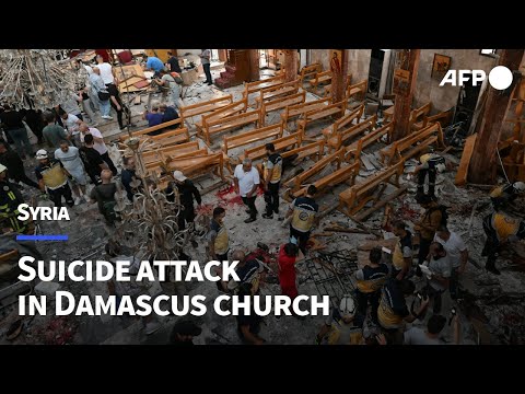 Syria accuses ISIS of suicide attack in Damascus church | AFP