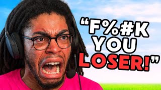 YouTube thumbnail for rackpog's video titled 'Trolling ANGRY Rust Streamer Duo.. (RAGE QUIT)'