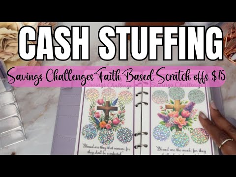 Cash Stuffing Savings Challenges for Sinking Funds 🙏 | Faith-Based Cash Stuffing Motivation
