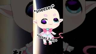 CHIBI SNEEZES HERSELF BALD #shorts #chibidoki #vtuber