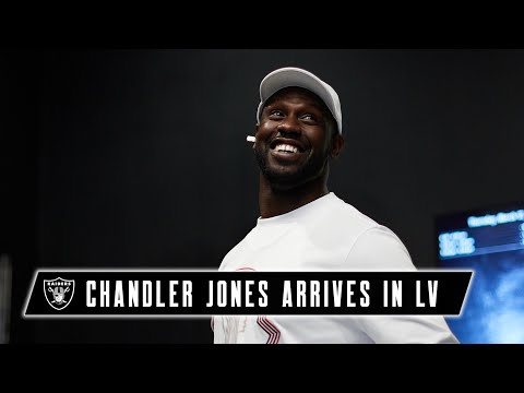 Chandler Jones Arrives in Vegas, Signs His Contract and Tours HQ: ‘This Is Meant to Be