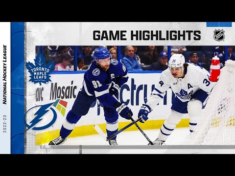Maple Leafs @ Lightning 12/3 | NHL Highlights 2022