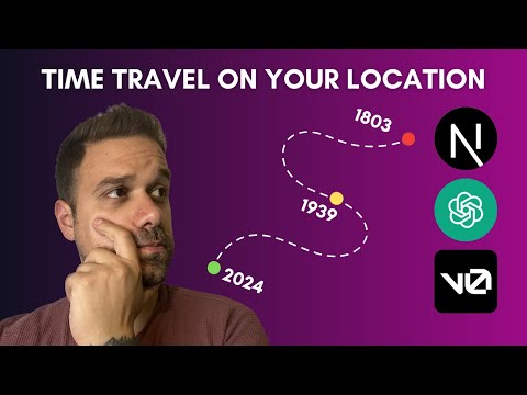 Building Time Machine App (Next.js 15, Shadcn UI, v0)