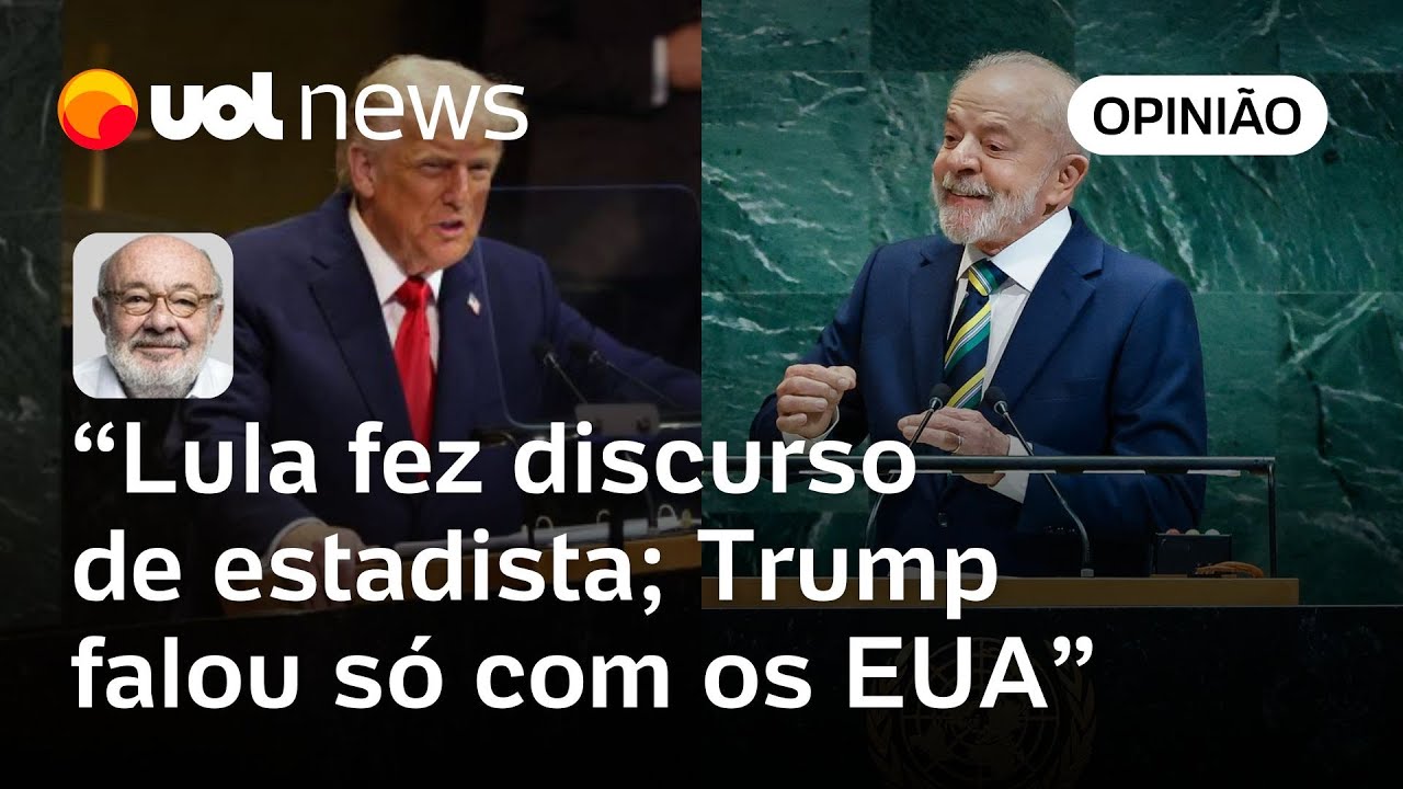 Lula fez um discurso de estadista para o mundo, enquanto Trump falou só com o povo dos EUA | Kotscho