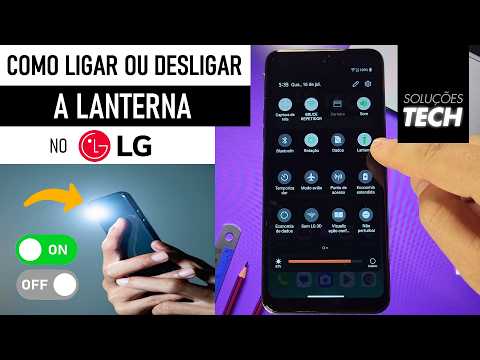 Como Ligar ou Desligar a LANTERNA no LG (ATUALIZADO)