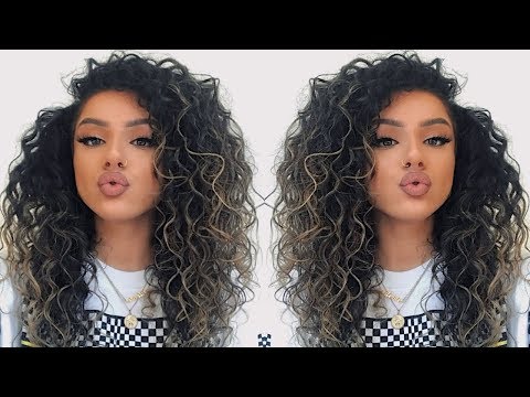 BIG CURLY HAIR TUTORIAL - (how to make your hair look curlier NATURALLY) 2019