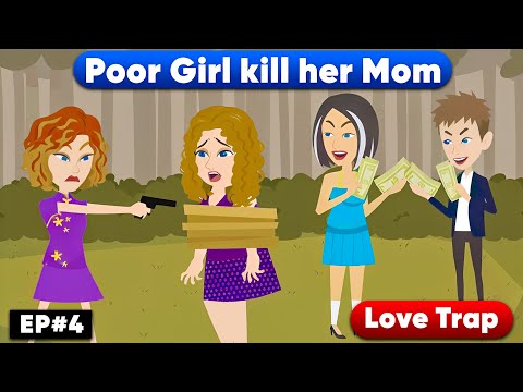 Trapped in Love part 4 | English story | English animation | Animated stories | Parvi English