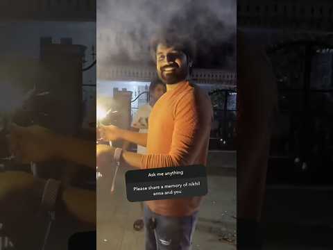 He Never Fails to Play With His Sis❤️🧿#nikhil #nikhilmaliyakkal #nm #nikki #chutki #brosis #diwali