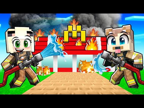 WIR MÜSSEN DEN McDONALDS RETTEN! FEUERWEHR FAMILIE