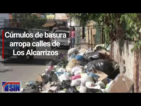 Cúmulos de basura arropa calles de Los Alcarrizos