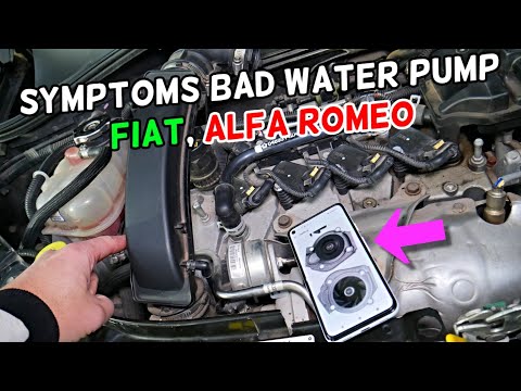 WHAT ARE THE SYMPTOMS OF BAD WATER PUMP ON FIAT ALFA ROMEO