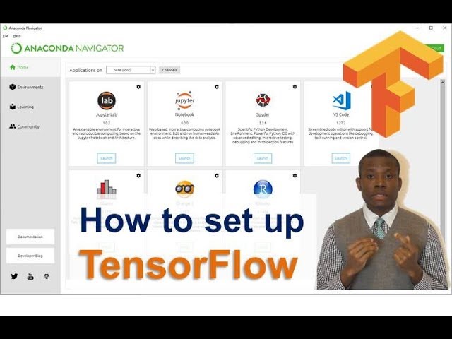 How to Open TensorFlow in Anaconda