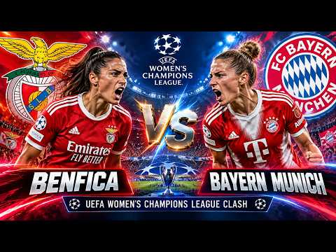 WATCH LIVE | Benfica vs Bayern Munich | UEFA Women’s Champions League Clash