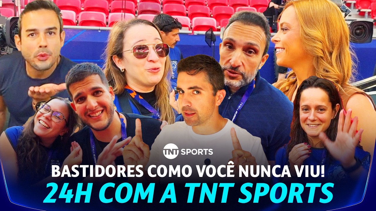 UM DIA COM A TNT! COMO É O TRABALHO "POR TRÁS DAS CÂMERAS" NUMA FINAL DE CHAMPIONS LEAGUE?!