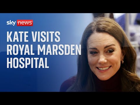 Princess of Wales visits hospital where she had cancer treatment to thank staff
