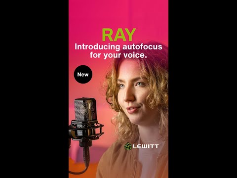 RAY is our new microphone with autofocus for your voice.