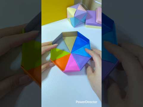 octagon box #origami #homemadepapercraft #diy
