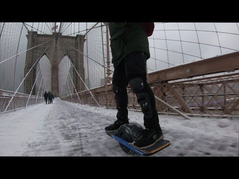 Fighting the Snow in NYC with my OneWheel+