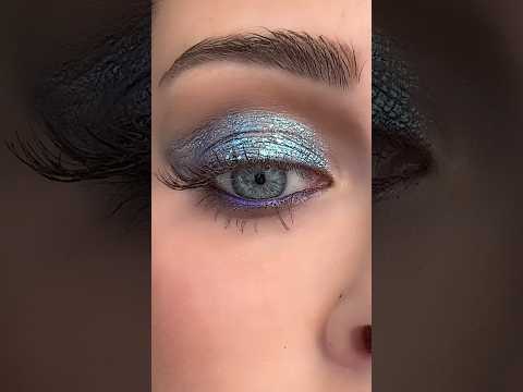 Just quickly tried this combination; brown mascara + purple eyeliner + grey/blue eyeshadow ✨