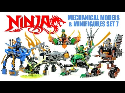 Ninjago Airjitzu Skybound Mech Models Unofficial LEGO Set 7 w/ Jay Cole Zane Lloyd & Pirate Flyers - UC-4G49konaVc4Zyw9SNGc4w